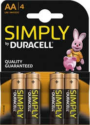  Duracell AA Simply Compatible 4-pack